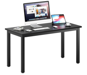 DlandHome 47 inch computer desk for dual monitor home office setup