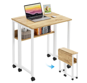 GreenForest folding computer desk for small bedroom office