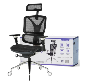 Nouhaus Ergo3D ergonomic office chair adjustable mesh chair for tall users